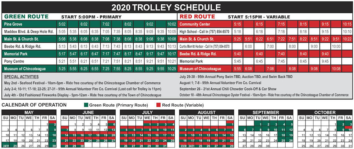 Pony Express Schedule