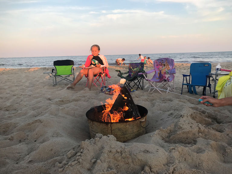 Assateague Beach Fire