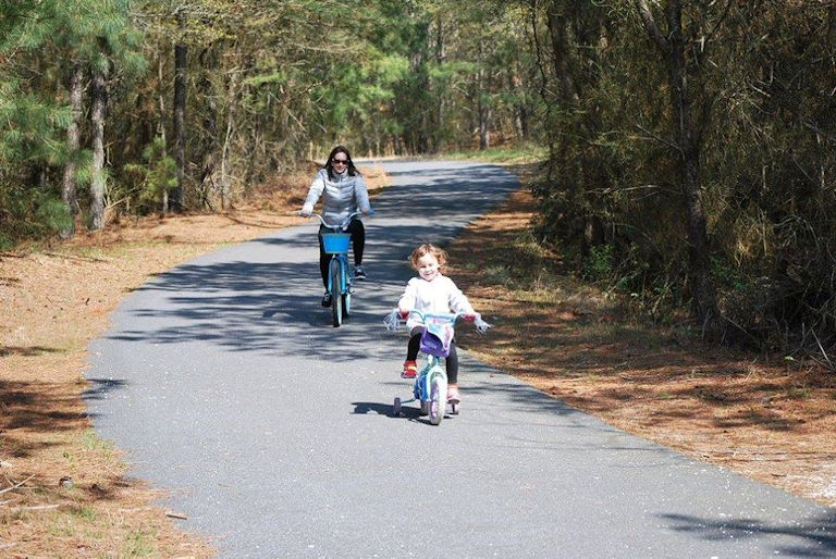 Biking on Assateague Island, Virginia