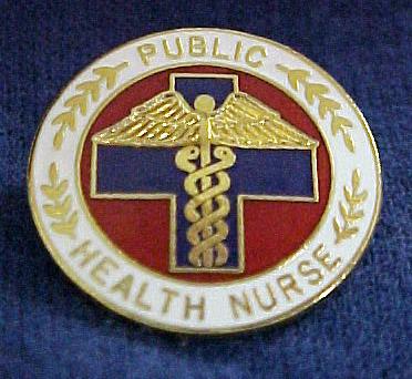 Public Health Nurse Medical Insignia Emblem Pin 5060