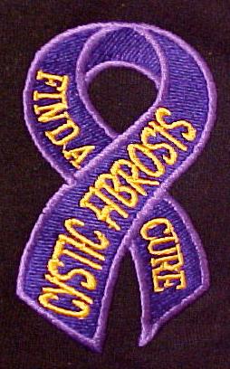 Cystic Fibrosis Purple Awareness Ribbon Hoodie Black 3X  