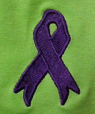 Alzheimers Awareness Purple Ribbon Lime s s T Shirt 2X