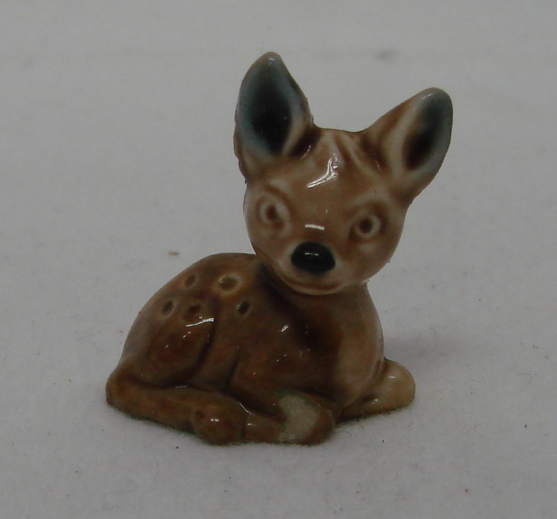 Vintage Wade Whimsies Miniature Baby Deer Fawn Figurine | eBay