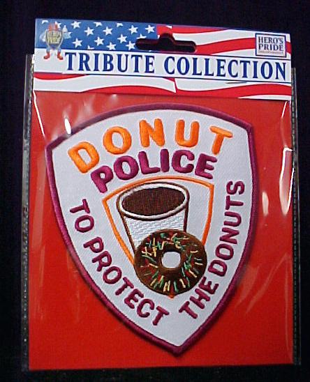 Donut Police To Protect Tribute Collection Emblem Patch  